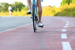 Person Riding Bike